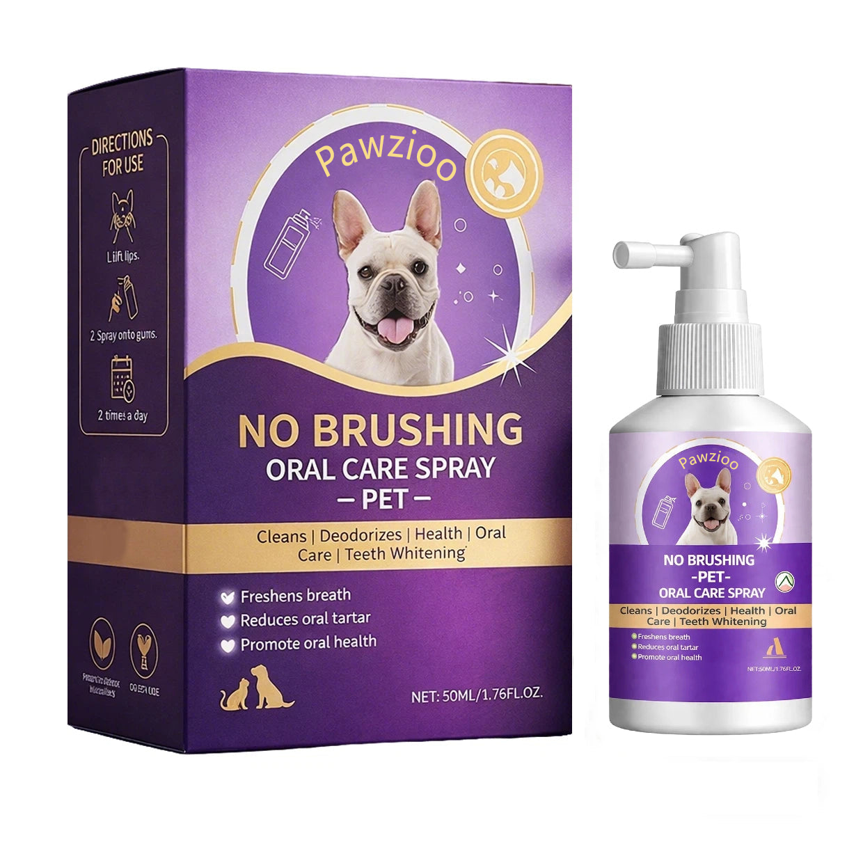 🍃NO BRUSHING oral care spray for dogs cats