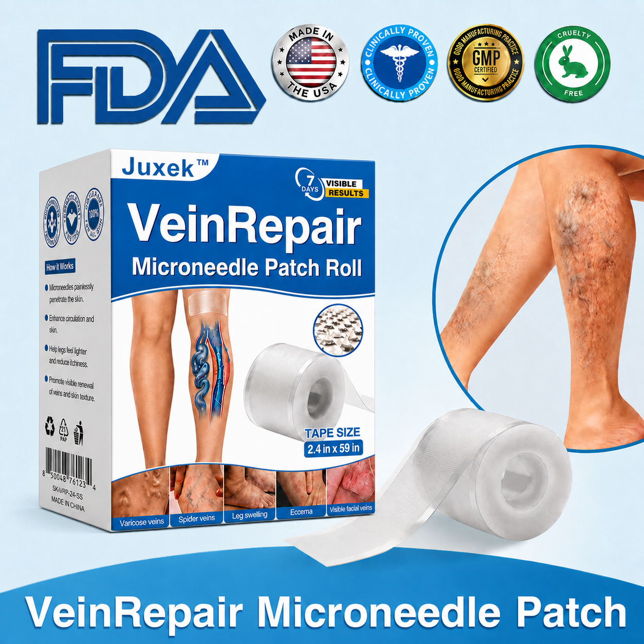 VeinRepair Microneedle Patch